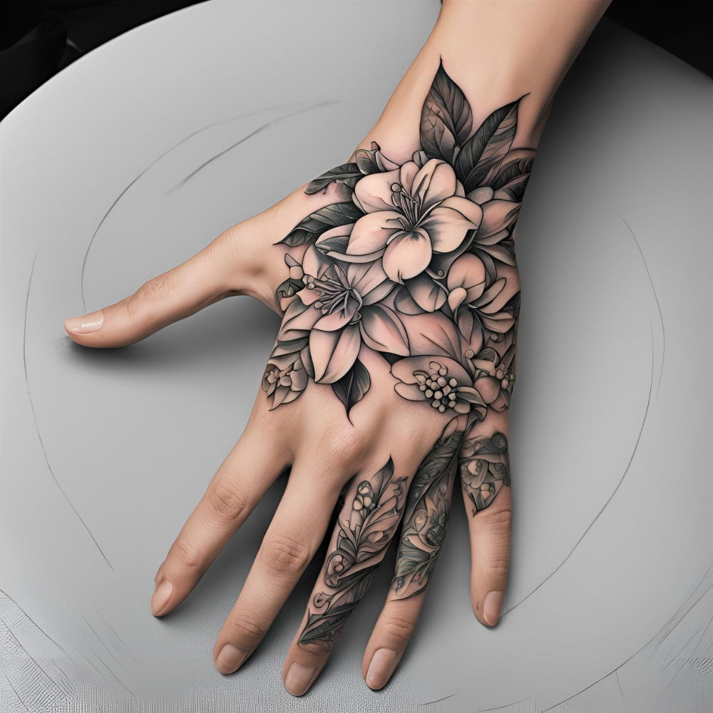 Jasmine Flower Tattoos