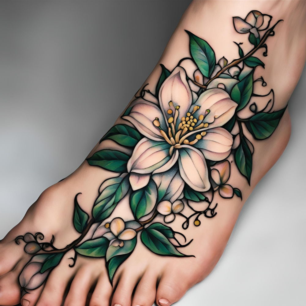 Jasmine Flower Tattoos