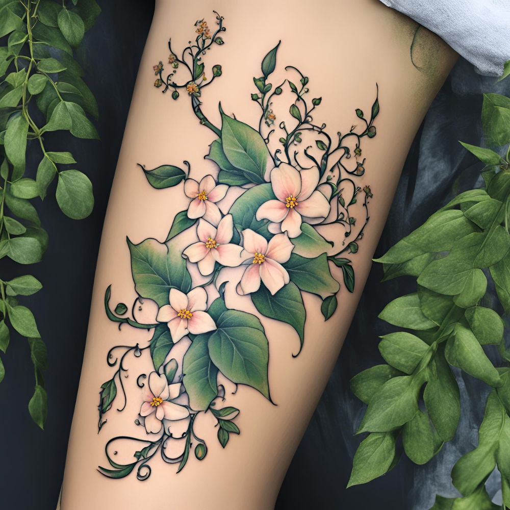 Jasmine Flower Tattoos