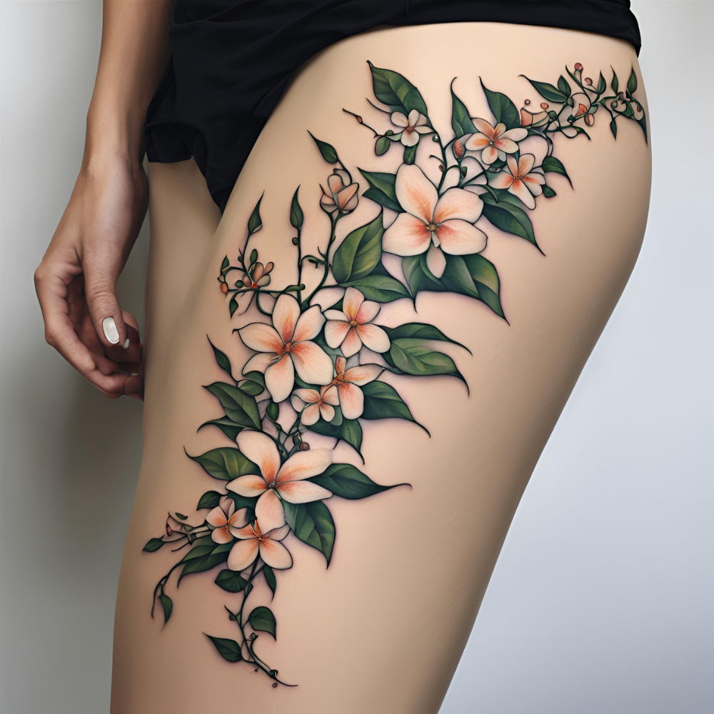 Jasmine Flower Tattoos