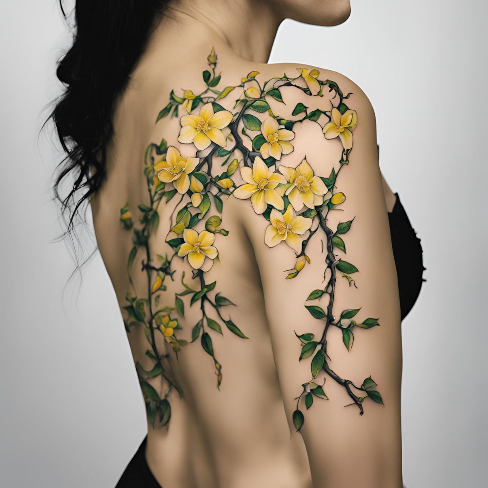 Jasmine Flower Tattoos