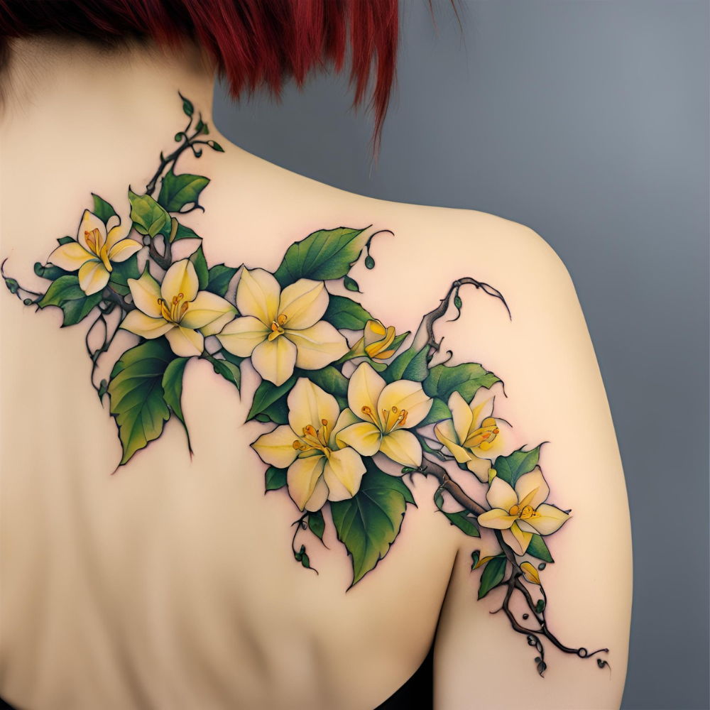 Jasmine Flower Tattoos