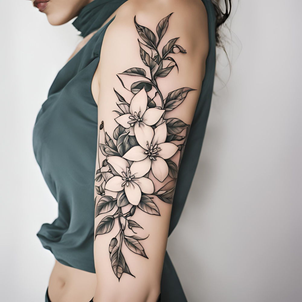 Jasmine Flower Tattoos