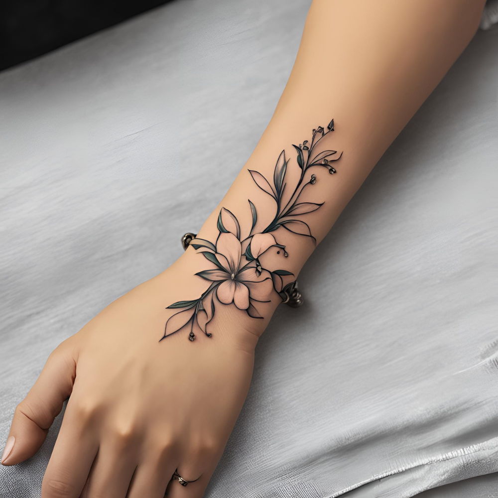 Jasmine Flower Tattoos