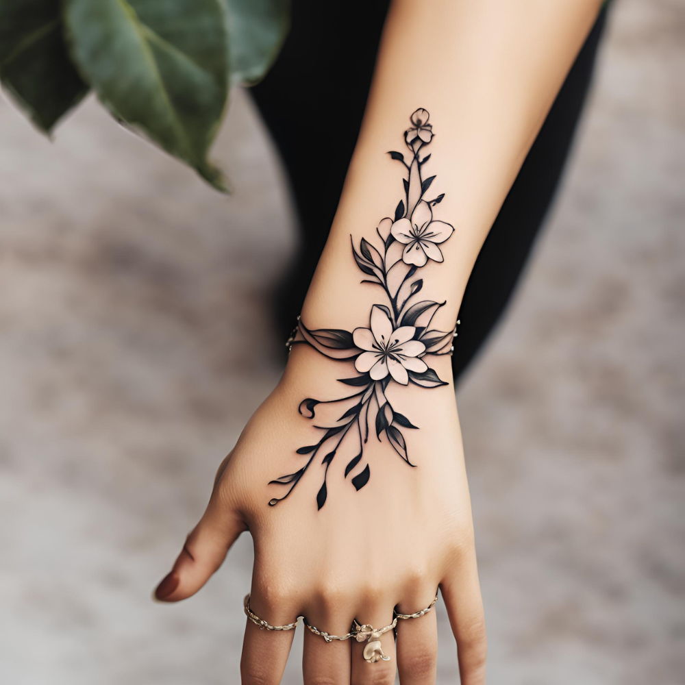 Jasmine Flower Tattoos