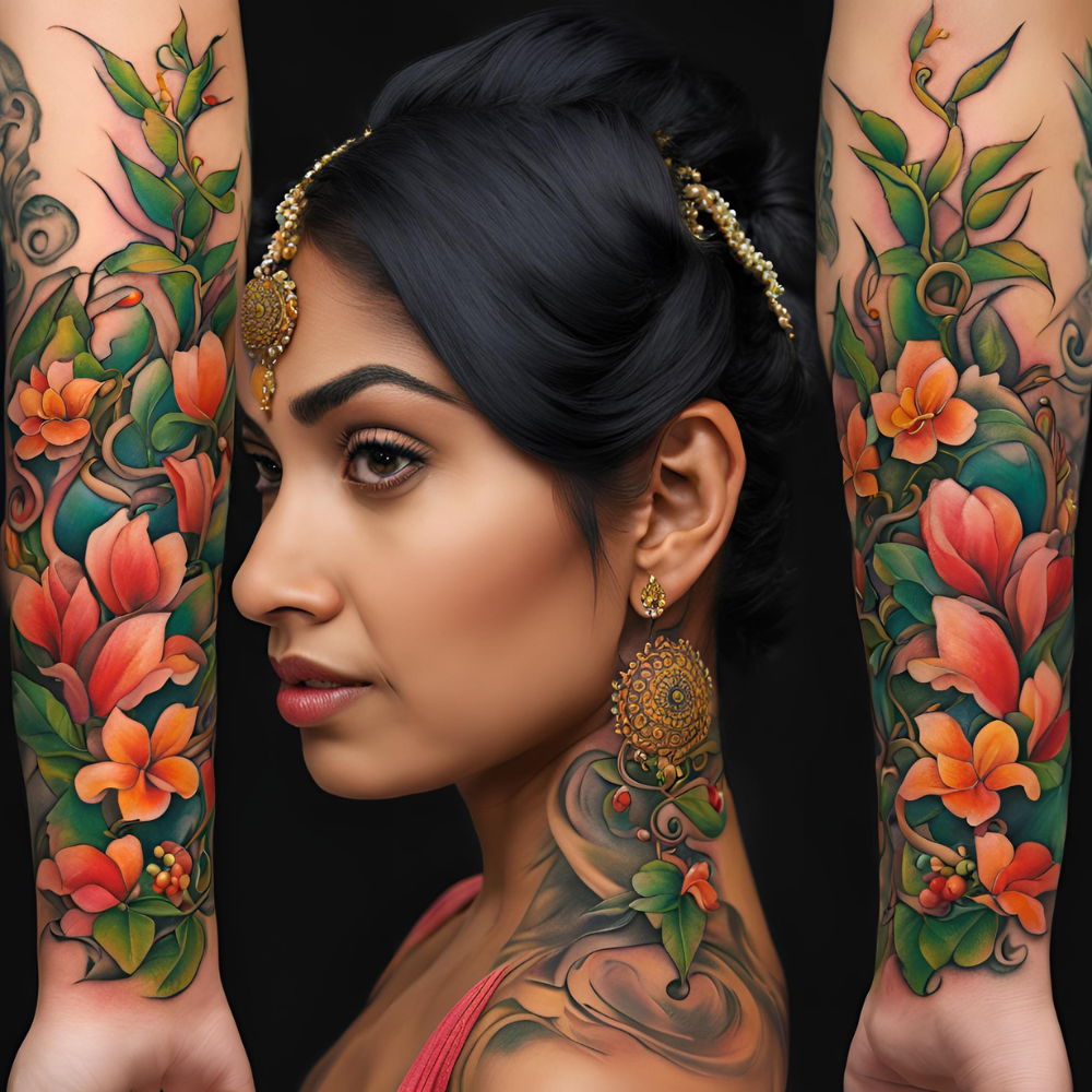 Jasmine Flower Tattoos