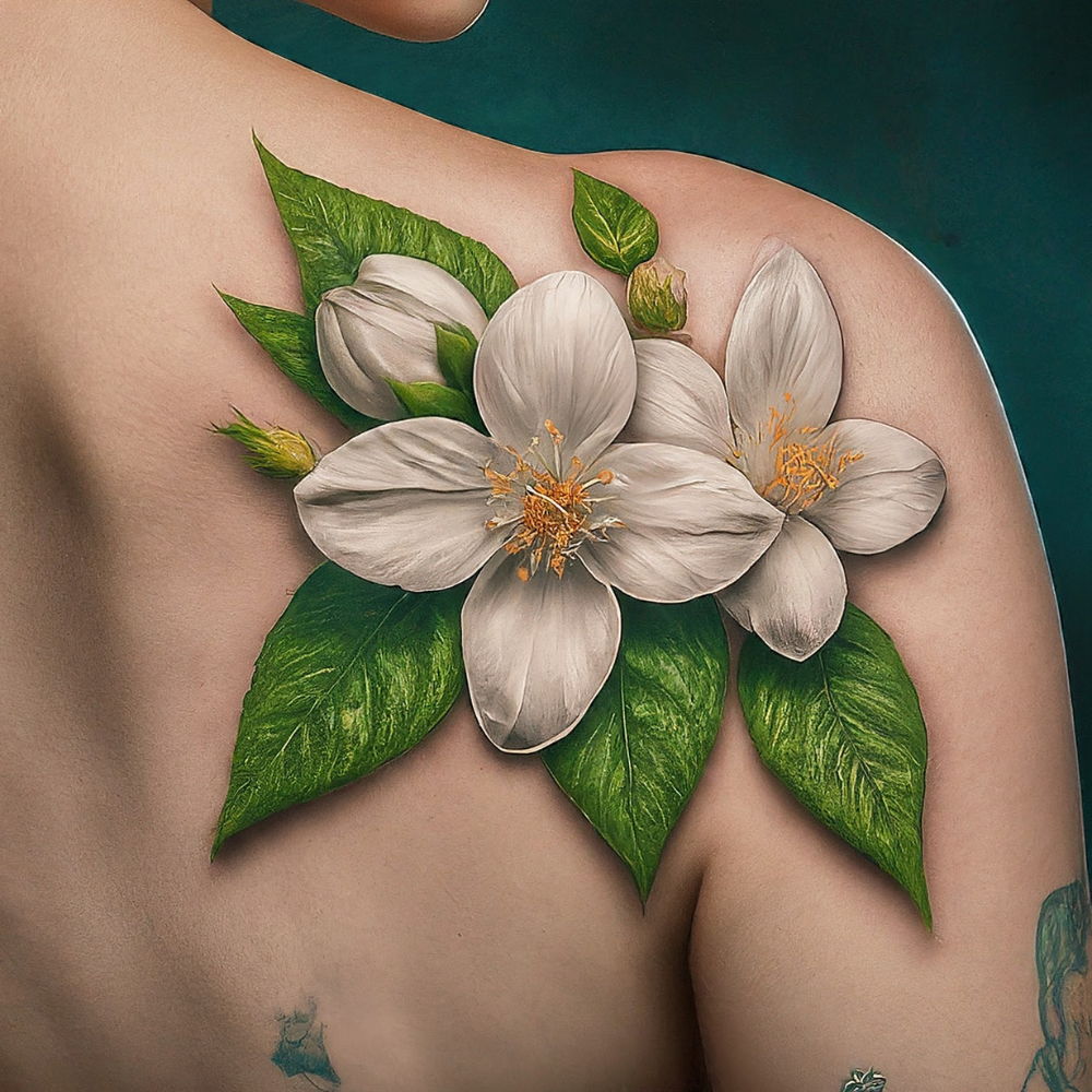 jasmine flower tattoos