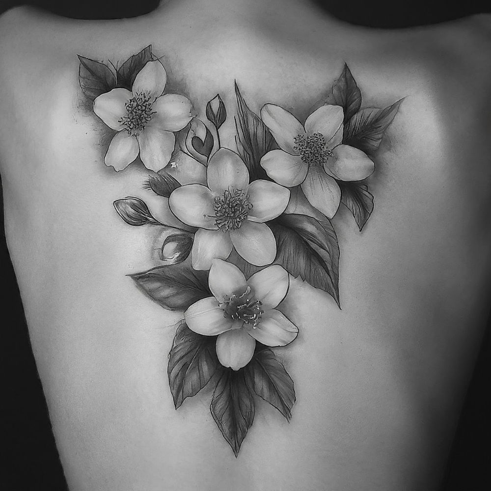 jasmine flower tattoos