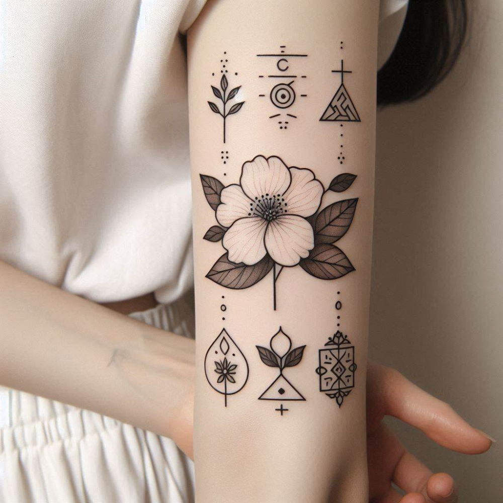 jasmine flower tattoos