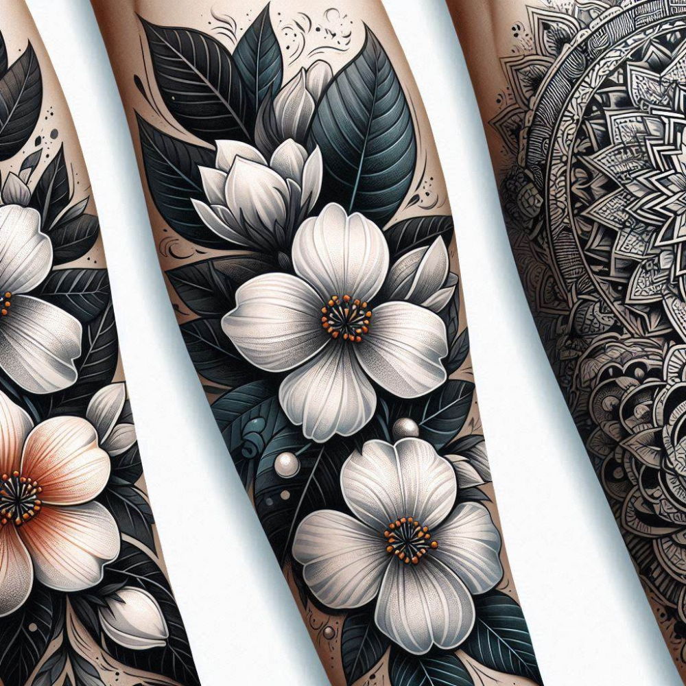 jasmine flower tattoos