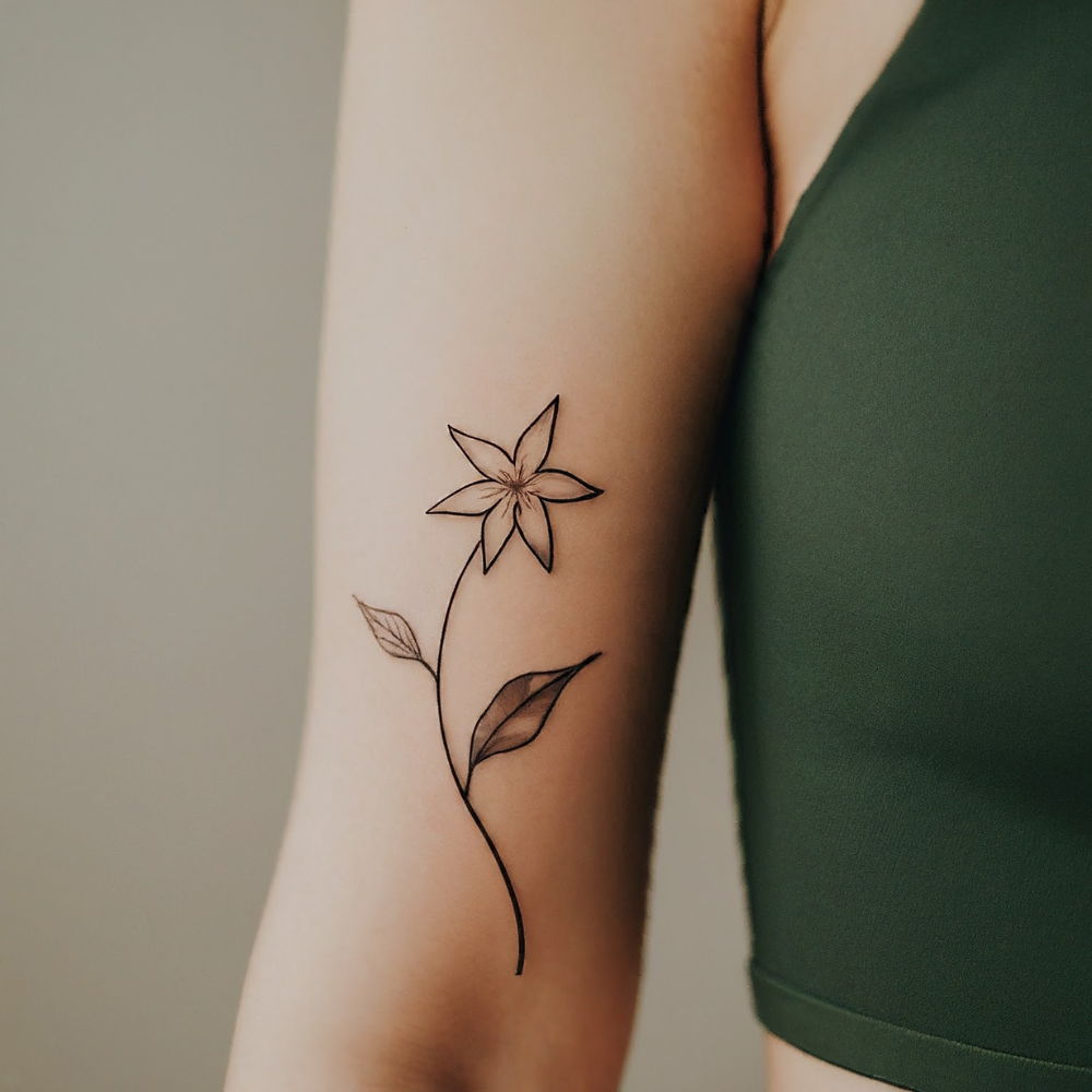 jasmine flower tattoos