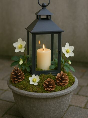 Lantern-Style Planter