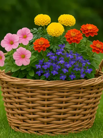 Wicker or Rattan Baskets