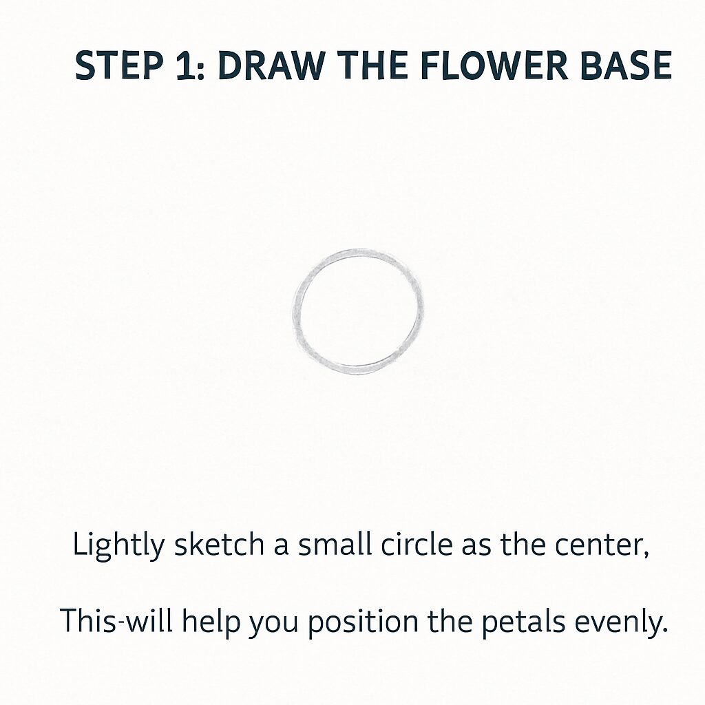 Draw the Flower Base